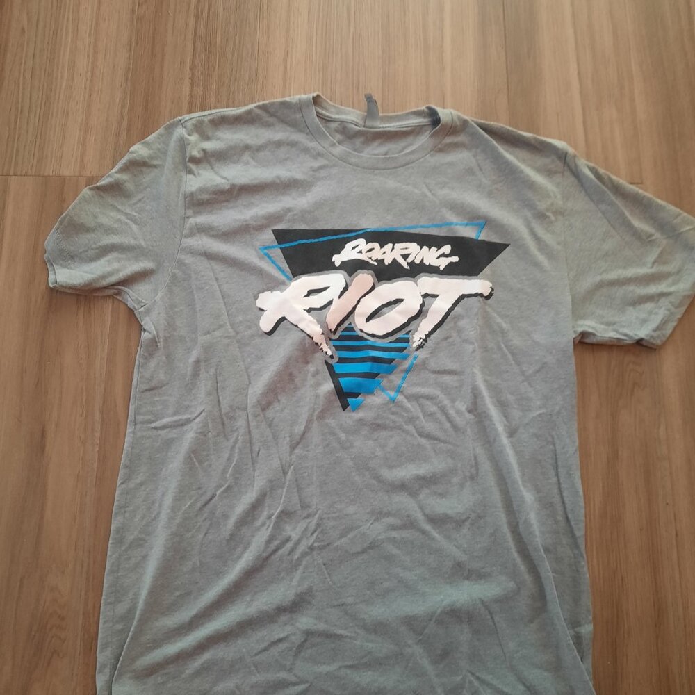 Gray Roaring Riot T-Shirt